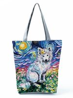 Women's Fashion Animal Polyester Shopping Bags sku image 37