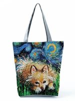 Women's Fashion Animal Polyester Shopping Bags sku image 41