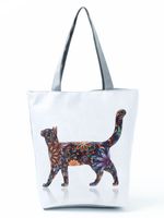 Women's Fashion Animal Polyester Shopping Bags sku image 8