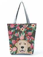 Women's Fashion Animal Polyester Shopping Bags sku image 16