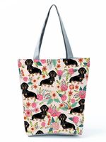 Women's Fashion Animal Polyester Shopping Bags sku image 1