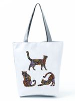 Women's Fashion Animal Polyester Shopping Bags sku image 5