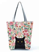 Women's Fashion Animal Polyester Shopping Bags sku image 9