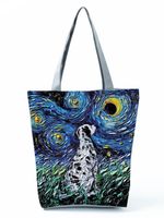 Women's Fashion Animal Polyester Shopping Bags sku image 6