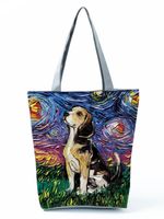 Women's Fashion Animal Polyester Shopping Bags sku image 27