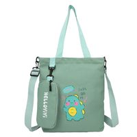 Femmes Mignon Lettre Dinosaure Toile Sac De Courses main image 5