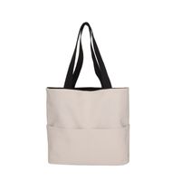 Women's Large Spring Autumn Nylon Solid Color Fashion Square Zipper Shoulder Bag sku image 1
