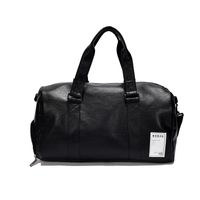 Unisex Vintage Style Geometric Pu Leather Waterproof Travel Bags sku image 1