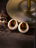 Fashion Circle Copper Plating Hoop Earrings 1 Pair main image 3
