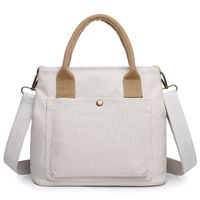 Women's Medium Summer Canvas Geometric Fashion Square Zipper Handbag main image 1