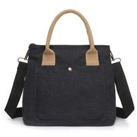 Women's Medium Summer Canvas Geometric Fashion Square Zipper Handbag main image 4