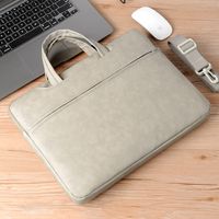 Unisex Business Geometric Pu Leather Waterproof Briefcases main image 1