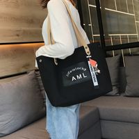 Women's Fashion Letter Canvas Shopping Bags main image 4