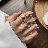 Fashion Geometric Silver Plated Plating Women's Open Ring 1 Piece sku image 76