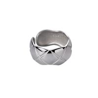 Simple Style Geometric Silver Plated Plating Women's Open Ring 1 Piece main image 4