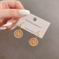 Fashion Star Starry Sky Sterling Silver Inlay Zircon Drop Earrings 1 Pair main image 6
