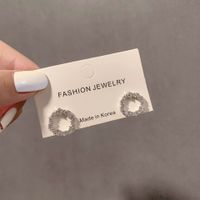 Fashion Star Starry Sky Sterling Silver Inlay Zircon Drop Earrings 1 Pair sku image 21