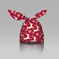 Cartoon Style Santa Claus Snowflake Elk Composite Material Gift Bag sku image 5