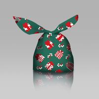 Cartoon Style Santa Claus Snowflake Elk Composite Material Gift Bag sku image 1