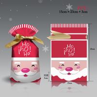 Cartoon Style Santa Claus Snowflake Elk Composite Material Gift Bag sku image 53
