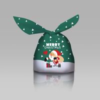الكرتون نمط سانتا كلوز ندفة الثلج حقيبة هدية المواد المركبة الأيائل sku image 3