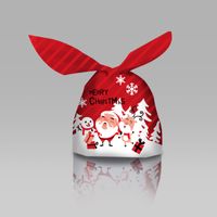 Cartoon Style Santa Claus Snowflake Elk Composite Material Gift Bag sku image 4