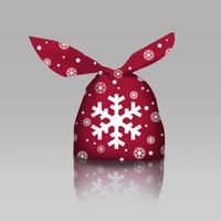 الكرتون نمط سانتا كلوز ندفة الثلج حقيبة هدية المواد المركبة الأيائل sku image 6
