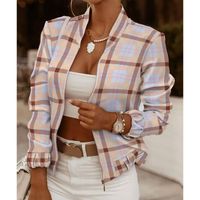 Women's Fashion Printing Printing Zipper Coat Casual Jacket main image 6