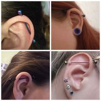 Simple Style Solid Color Stainless Steel Plating Ear Studs 1 Piece main image 5