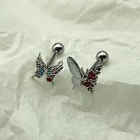 Simple Style Butterfly Titanium Steel Plating Tongue Nail 1 Piece main image 5