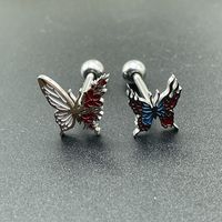 Simple Style Butterfly Titanium Steel Plating Tongue Nail 1 Piece main image 4