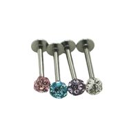 Simple Style Geometric Titanium Steel Polishing Tongue Nail 1 Piece main image 4