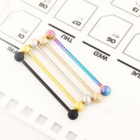 Simple Style Solid Color Stainless Steel Ear Studs 1 Piece main image 5