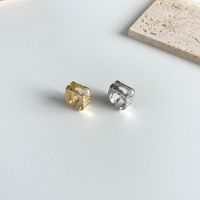 Mode Geometrisch Kupfer Künstliche Perlen Offener Ring main image 3