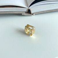 Mode Geometrisch Kupfer Künstliche Perlen Offener Ring sku image 2