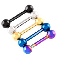 Simple Style Solid Color Stainless Steel Plating Ear Studs 1 Piece main image 4