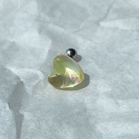 Simple Style Heart Shape Artificial Crystal Plating Women's Ear Studs 1 Piece sku image 12
