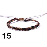 Style Ethnique Couleur Unie Fil De Coton Tresser Femmes Bracelets sku image 15