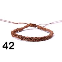Style Ethnique Couleur Unie Fil De Coton Tresser Femmes Bracelets sku image 42