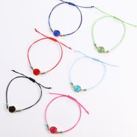 Simple Style Round Stainless Steel Resin Knitting Women's Bracelets 1 Piece main image 5