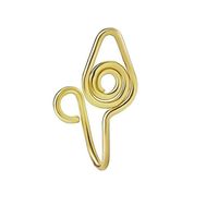 Simple Style Solid Color Stainless Steel Nose Ring 1 Piece sku image 35