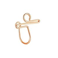 Simple Style Solid Color Stainless Steel Nose Ring 1 Piece sku image 43