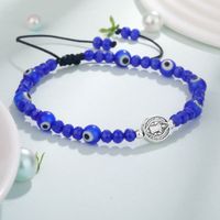 Simple Style Eye Alloy Resin Glass Beaded Women's Bracelets 1 Piece sku image 5