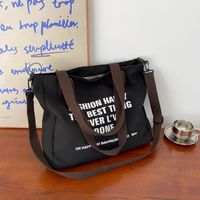 Women's Fashion Letter Nylon Shopping Bags sku image 3