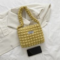 Women's Small Plush Solid Color Fashion Square Zipper Crossbody Bag main image 4