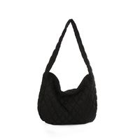 Women's Large Autumn&winter Composite Cloth Lingge Fashion Square Zipper Tote Bag main image 4