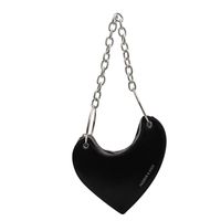 Women's Medium Pu Leather Heart Shape Vintage Style Heart-shaped Zipper Crossbody Bag main image 2