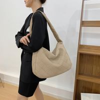 Women's Large All Seasons Nylon Lingge Vintage Style Square Zipper Shoulder Bag main image 2