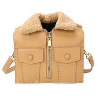 Women's Small Pu Leather Solid Color Fashion Square Magnetic Buckle Crossbody Bag main image 3