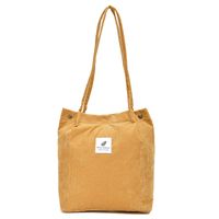 Women's Fashion Solid Color Corduroy Shopping Bags main image 4